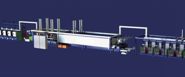 Machine à émailler à double vitesse, 32 lignes, changement automatique de bobine pour fil de 0,1 à 0,3 mm
